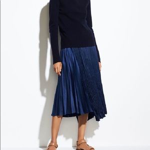 Vince Mixed Pleat Skirt